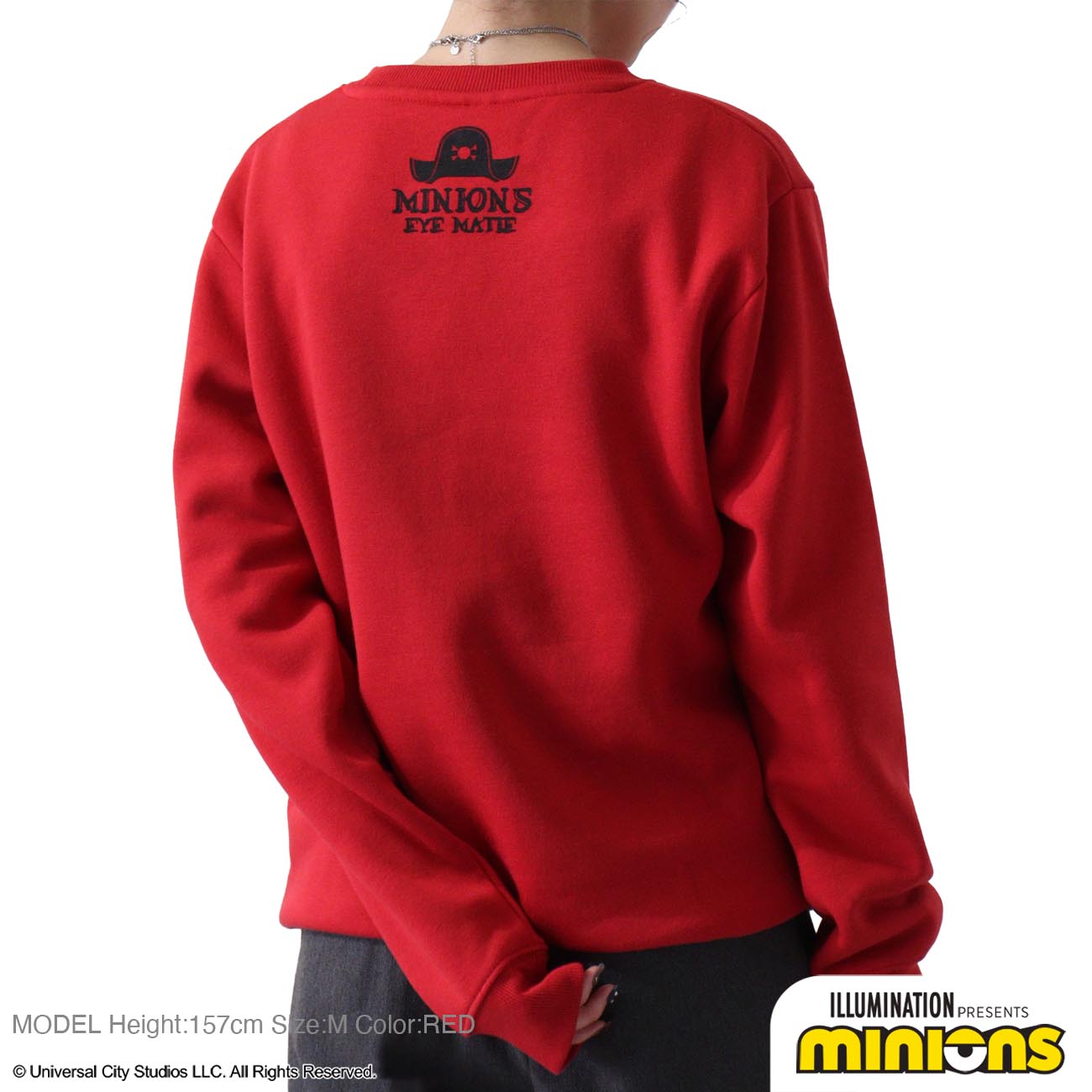 ミニオン 裏起毛 トレーナー 秋冬 ミニオンズ 海賊 プリント スウェット ms1304-641
