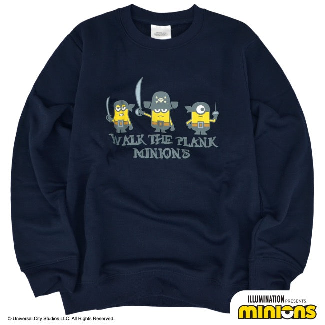 ミニオン 裏起毛 トレーナー 秋冬 ミニオンズ 海賊 プリント スウェット ms1304-641