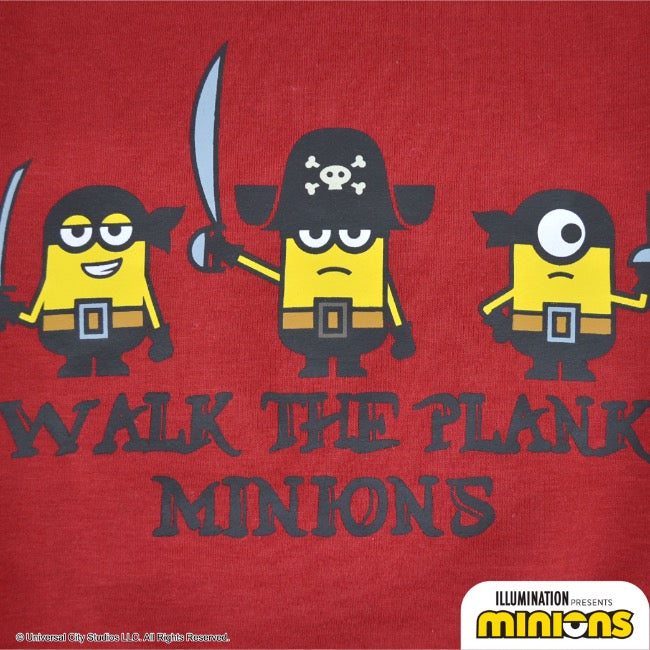 ミニオン 裏起毛 トレーナー 秋冬 ミニオンズ 海賊 プリント スウェット ms1304-641