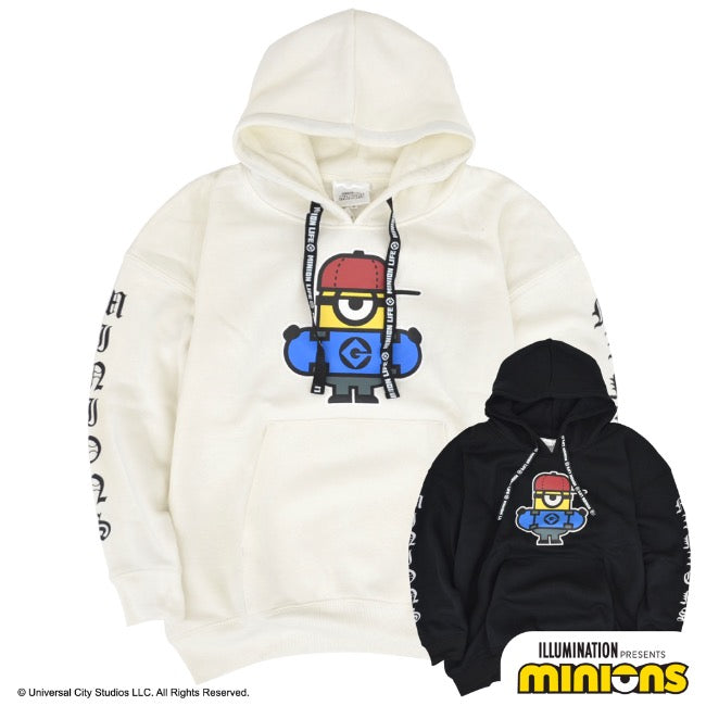ミニオン 裏起毛 パーカー 秋冬 ミニオンズ プリント プルパーカー ms1304-643