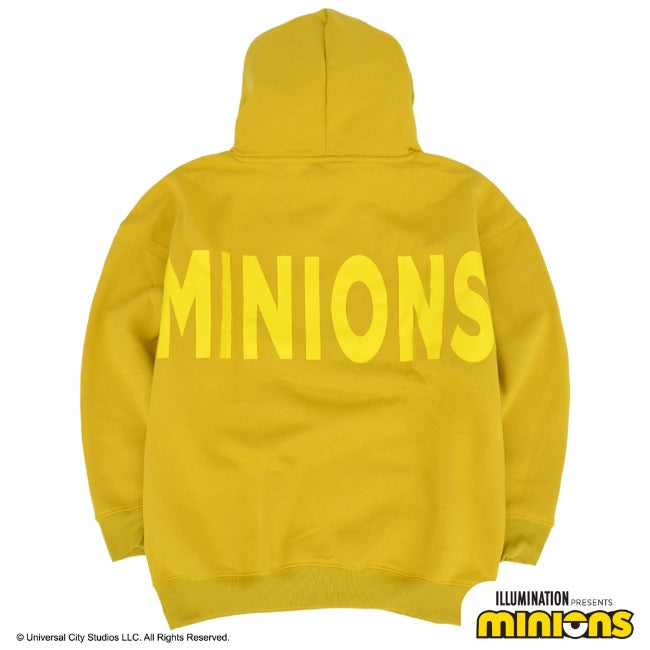 ミニオン 裏起毛 パーカー 秋冬 ミニオンズ プリント バックプリント プルパーカー ms1304-644