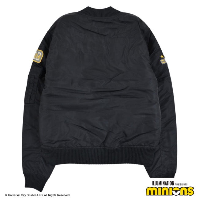ミニオン MA-1 ジャケット アウター 春秋冬 ミニオンズ ワッペン ms1804-653