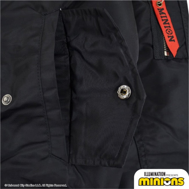 ミニオン MA-1 ジャケット アウター 春秋冬 ミニオンズ ワッペン ms1804-653