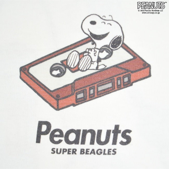 スヌーピー Tシャツ ピーナッツ 半袖 ラジオ 音楽 ミュージック SNOOPY PEANUTS oe1401-sp4
