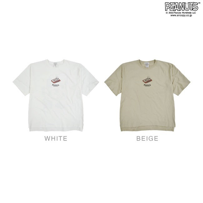 スヌーピー Tシャツ ピーナッツ 半袖 ラジオ 音楽 ミュージック SNOOPY PEANUTS oe1401-sp4
