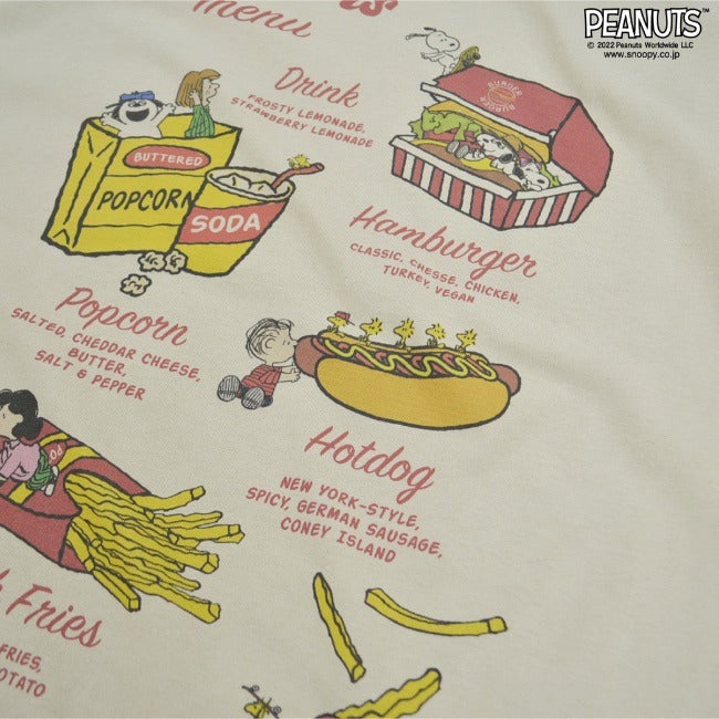 スヌーピー Tシャツ ピーナッツ 半袖 ハンバーガー SNOOPY PEANUTS oe1401-sp5