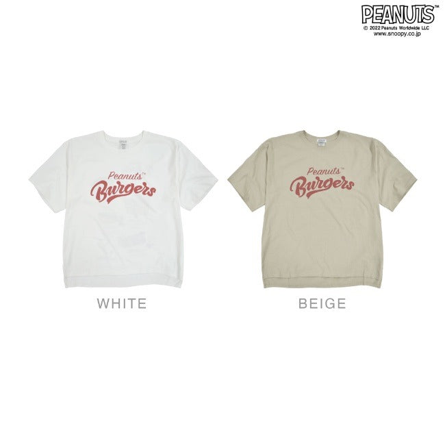 スヌーピー Tシャツ ピーナッツ 半袖 ハンバーガー SNOOPY PEANUTS oe1401-sp5