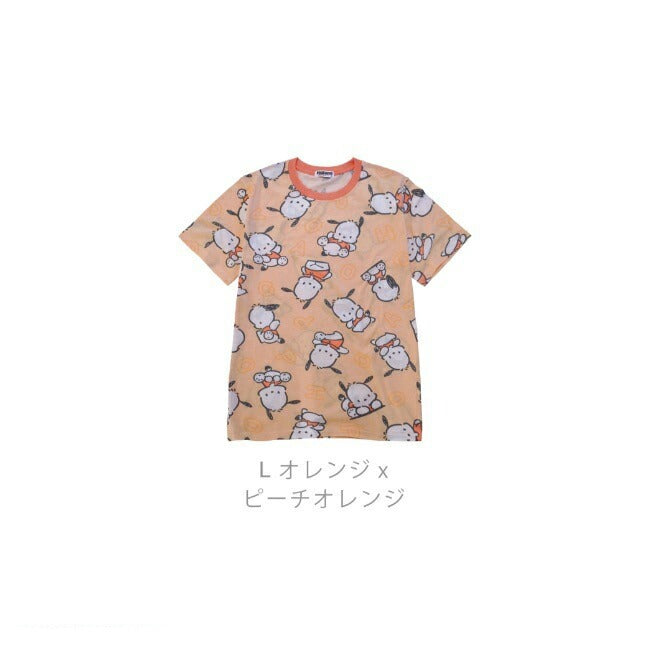 ポチャッコ プリント Tシャツ 半袖 サンリオ キャラクターズ pc1132-17