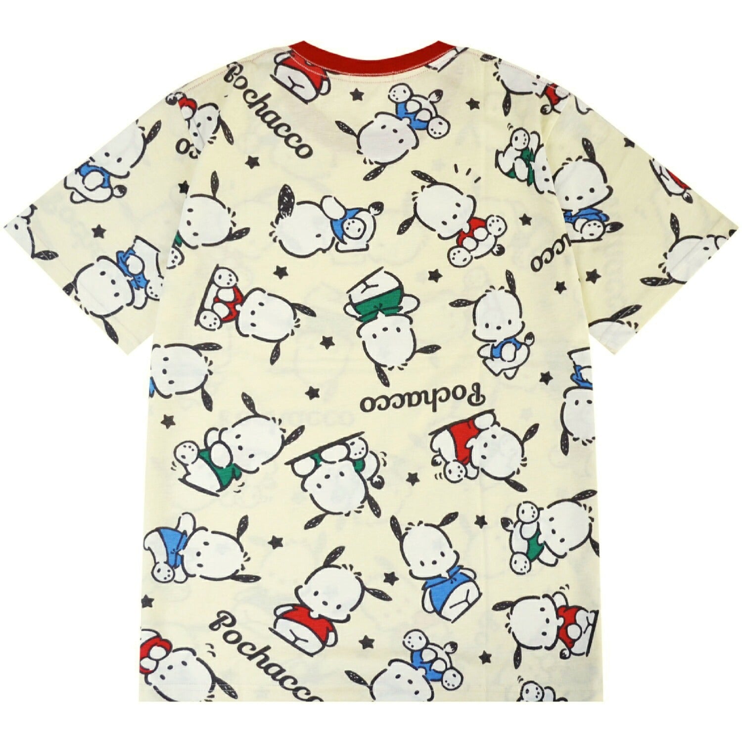 ポチャッコ Tシャツ 半袖 総柄 プリント トップス サンリオ キャラクターズ メンズ レディース pc1152-246