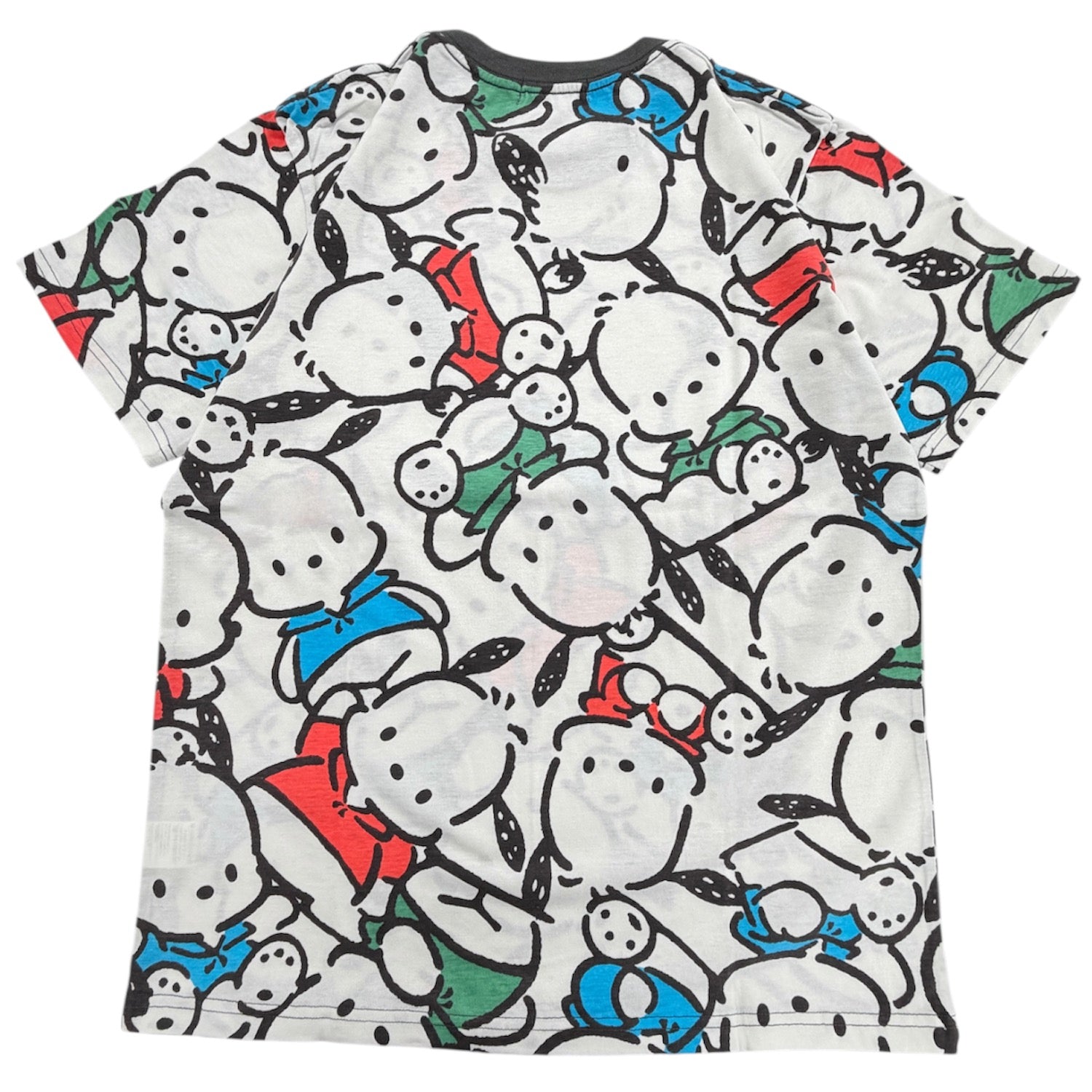 ポチャッコ 半袖 総柄 Tシャツ プリント トップス 天竺 メンズ レディース 夏 サンリオ キャラクターズ pc1162-53