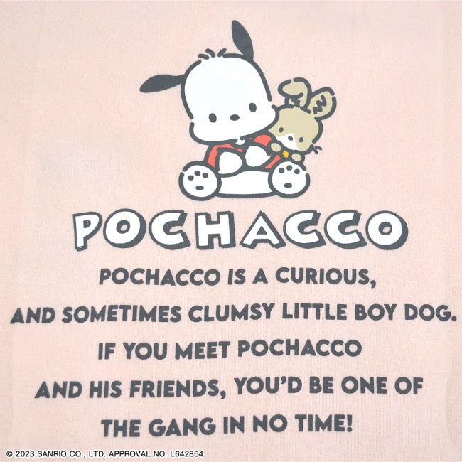 ポチャッコ 裏起毛 ビッグシルエット 刺繍 トレーナー 秋冬春 サンリオキャラクターズ pc1334-630