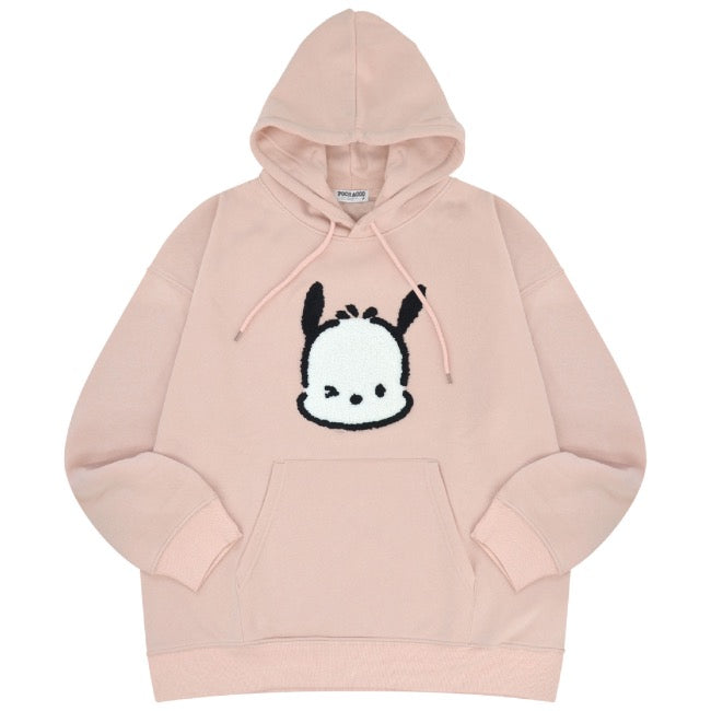 ポチャッコ 裏起毛 スウェット パーカー ビッグ オーバーサイズ サンリオ キャラクターズ プリント メンズ レディース pc1344-164