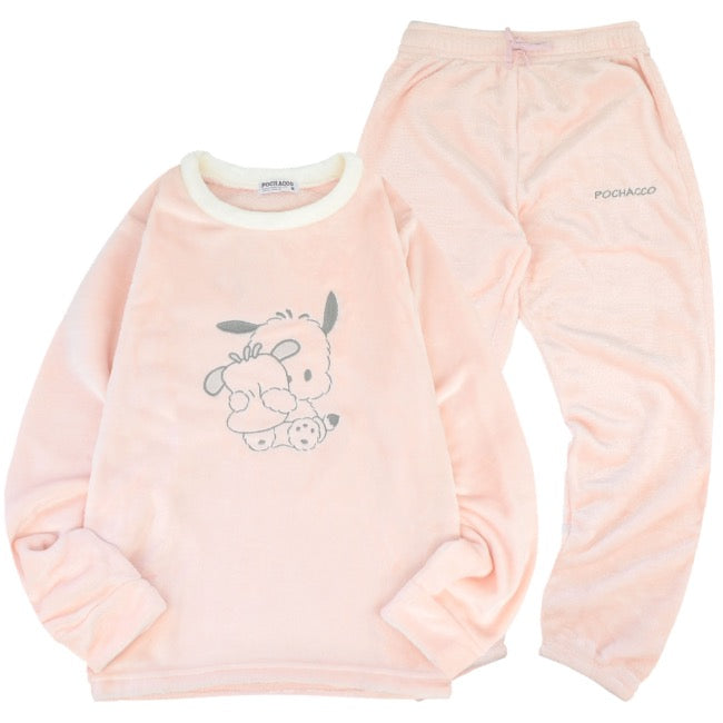 ポチャッコ トレーナー スウェット パンツ フリース セットアップ ルームウェア 部屋着 パジャマ サンリオ キャラクターズ pc1644-93