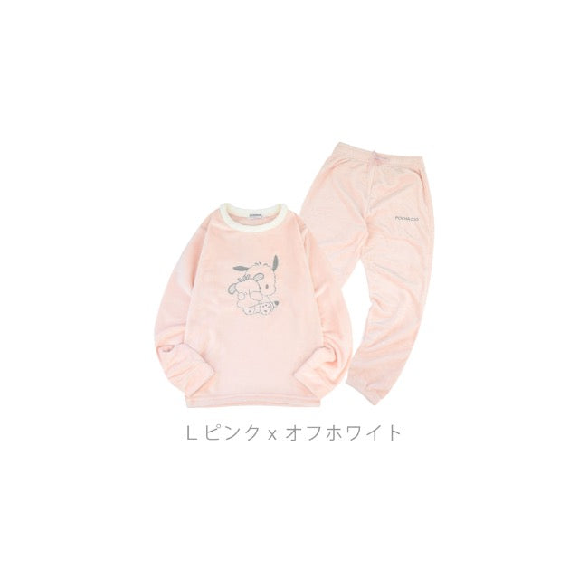 ポチャッコ トレーナー スウェット パンツ フリース セットアップ ルームウェア 部屋着 パジャマ サンリオ キャラクターズ pc1644-93