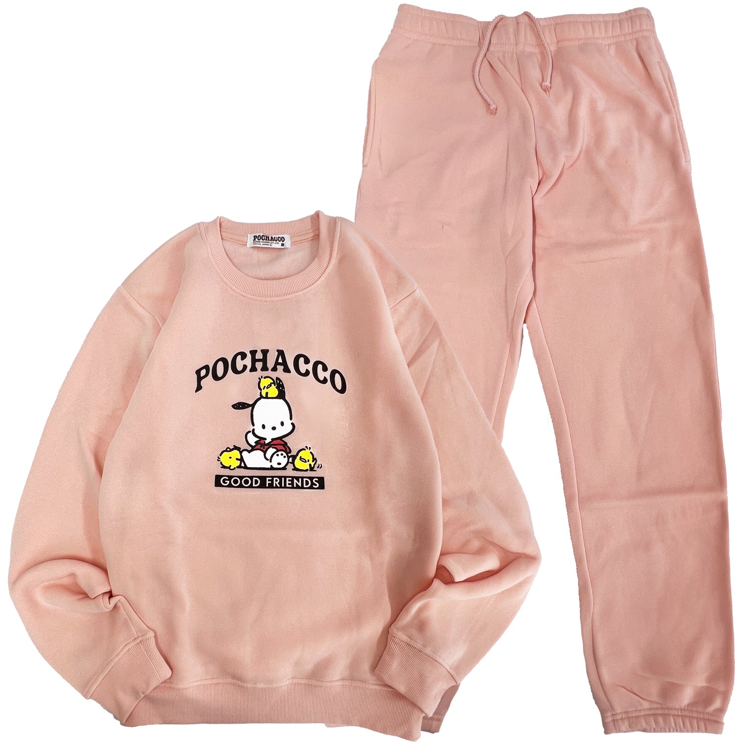 サンリオキャラクターズ あったか ルームウェア セットアップ 秋冬 部屋着 裏起毛 1654sanrio-shopify