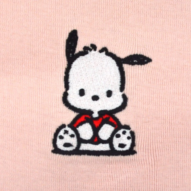 ポチャッコ Tシャツ ちびT サンリオ キャラクターズ 刺繍 レディース ショート丈 半袖 pc2142-335