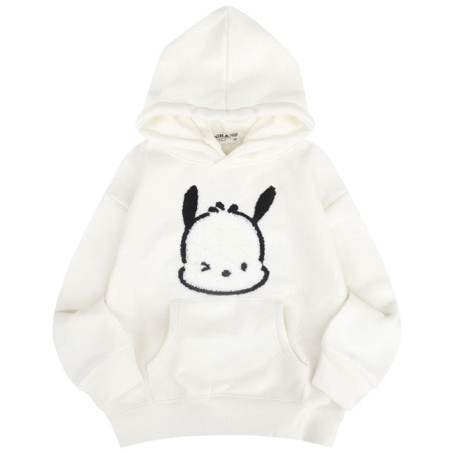 ポチャッコ パーカー 裏起毛 スウェット キッズ 子供 ビッグシルエット オーバーサイズ サンリオ キャラクターズ pc6344-176