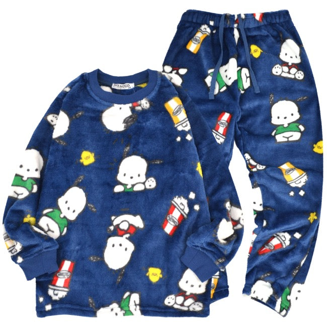 ポチャッコ パーカー 裏起毛 スウェット キッズ 子供 ビッグシルエット オーバーサイズ サンリオ キャラクターズ pc6644-183