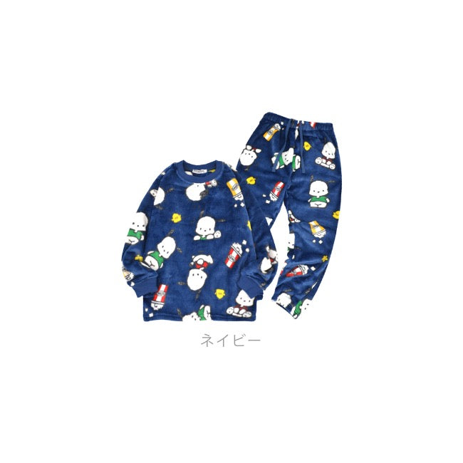 ポチャッコ パーカー 裏起毛 スウェット キッズ 子供 ビッグシルエット オーバーサイズ サンリオ キャラクターズ pc6644-183