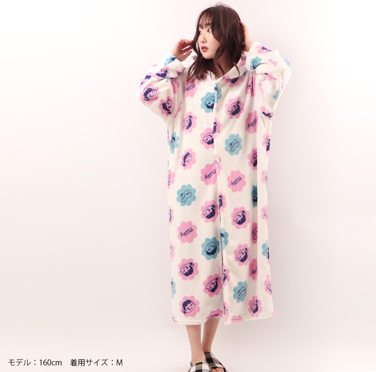 ペコちゃん フリース パーカー 着る毛布 ブランケット ルームウェア 毛布 レディース キッズ メンズ M L 大きいサイズ アウトドア プレゼント ギフト 女の子 男の子 大人 クリスマス pe1814-693