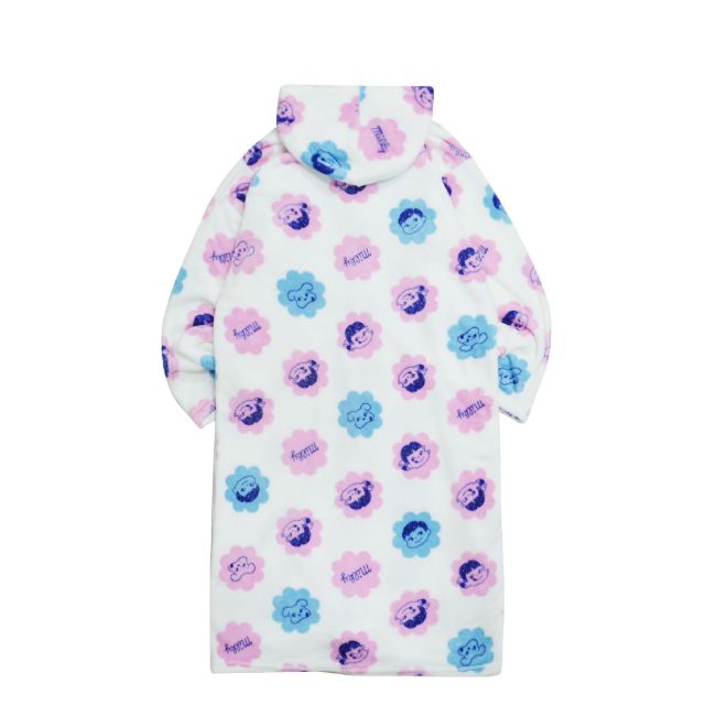 ペコちゃん フリース パーカー 着る毛布 ブランケット ルームウェア 毛布 レディース キッズ メンズ M L 大きいサイズ アウトドア プレゼント ギフト 女の子 男の子 大人 クリスマス pe1814-693