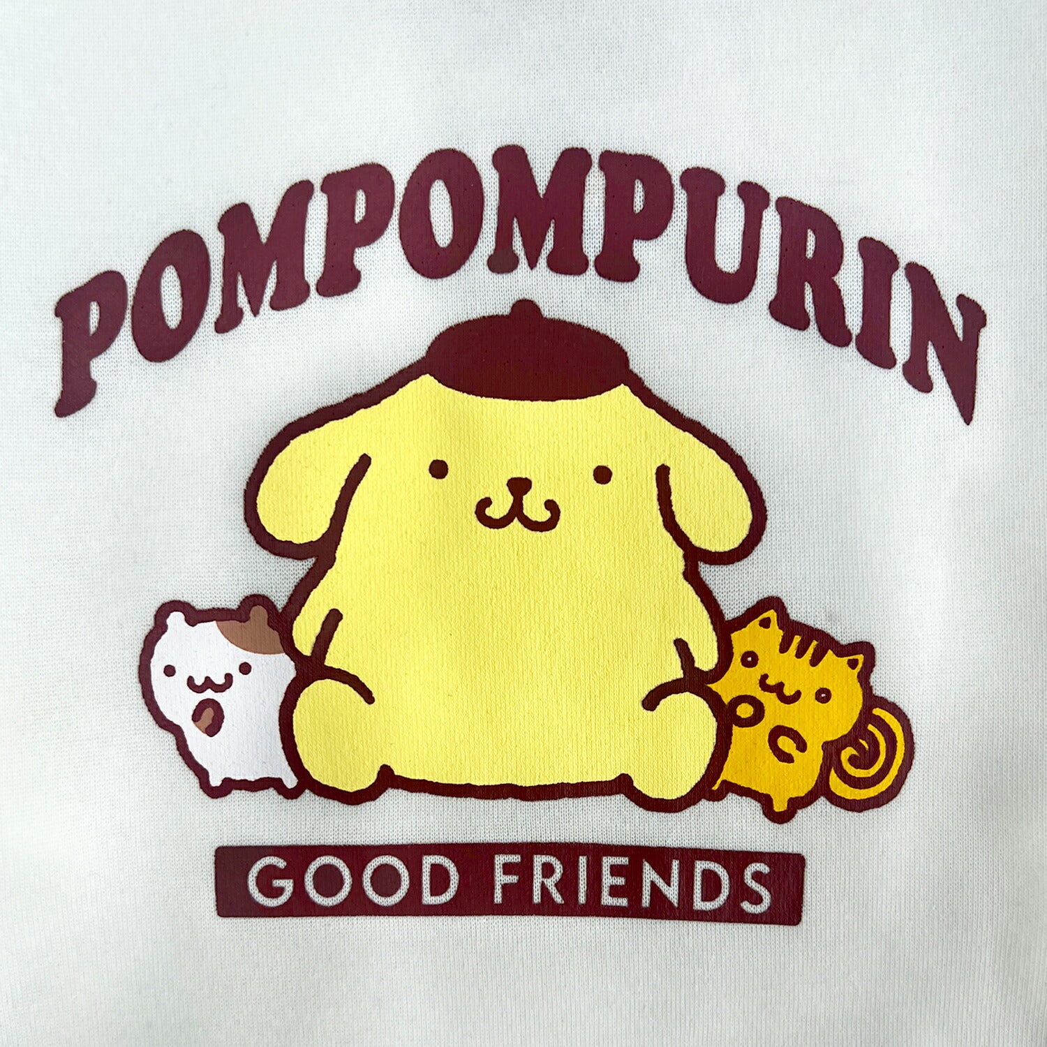 ポムポムプリン トレーナー スウェット パンツ セットアップ 裏起毛 ルームウェア 部屋着 パジャマ サンリオ キャラクターズ pp1654-86