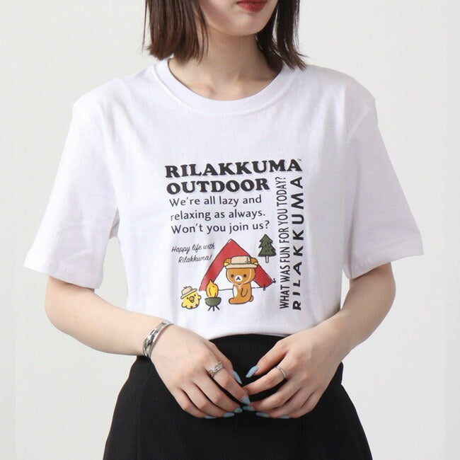 リラックマ サンエックス Tシャツ 半袖 プリント トップス アウトドア San-X rk1132-298