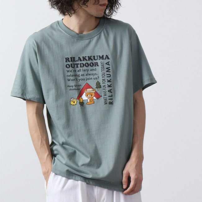 リラックマ サンエックス Tシャツ 半袖 プリント トップス アウトドア San-X rk1132-298