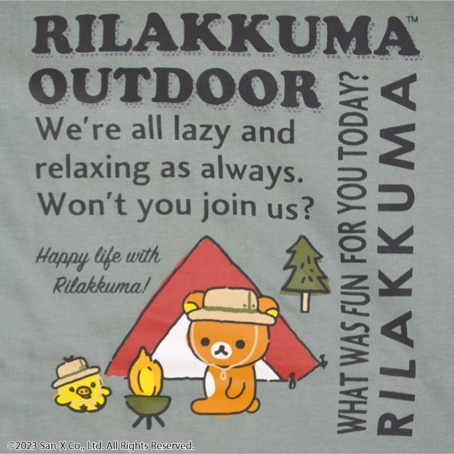 リラックマ サンエックス Tシャツ 半袖 プリント トップス アウトドア San-X rk1132-298