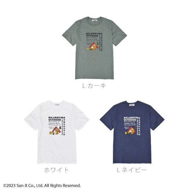 リラックマ サンエックス Tシャツ 半袖 プリント トップス アウトドア San-X rk1132-298