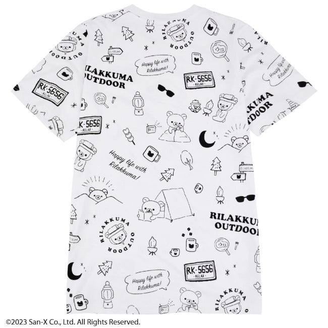 リラックマ アウトドア Tシャツ 半袖 春夏 Rilakkuma San-x rk1132-299