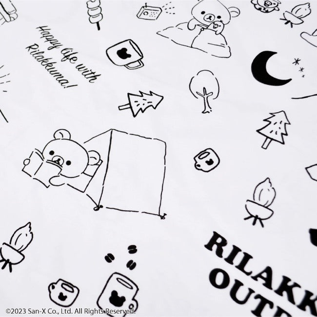 リラックマ アウトドア Tシャツ 半袖 春夏 Rilakkuma San-x rk1132-299
