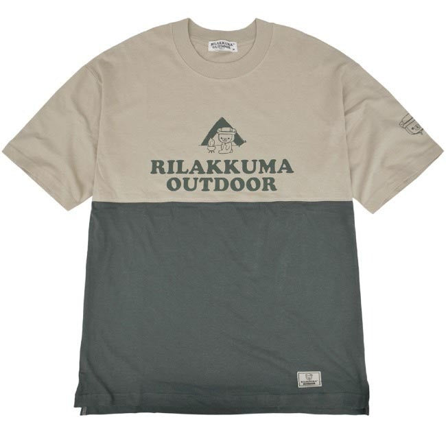 リラックマ アウトドア ドロップショルダー Tシャツ 半袖 Rilakkuma rk1132-300