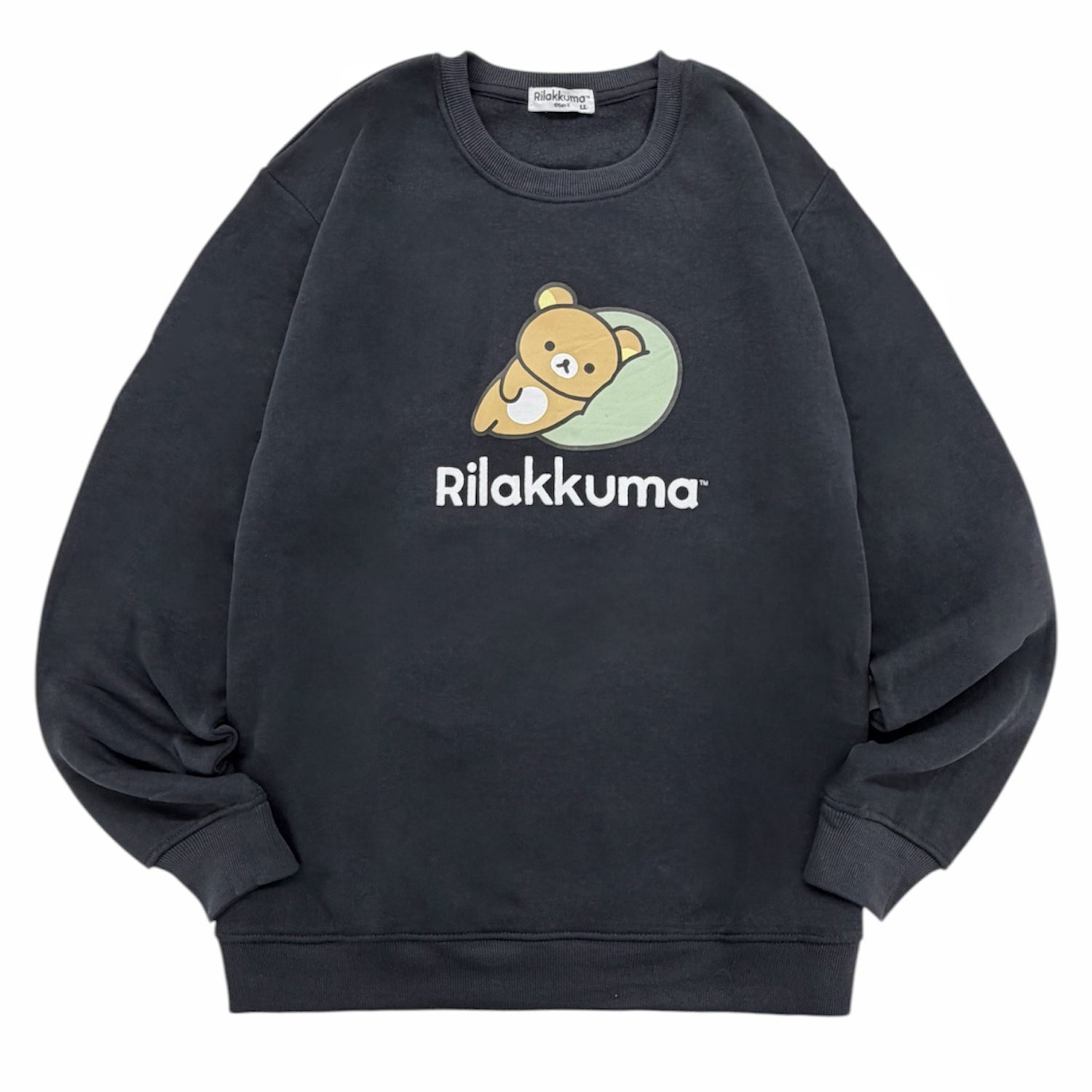 リラックマ トレーナー 裏起毛 プリント 上下セット 秋冬 ルームウェア パジャマ セットアップ rk1654-89