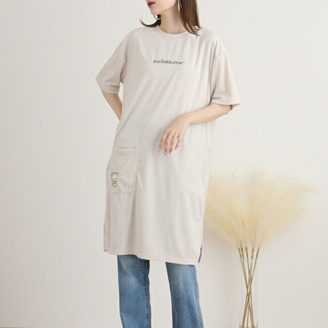 コリラックマ サンエックス スーパーBIG Tシャツ 半袖 ポケット 刺繍 San-X rk2742-04