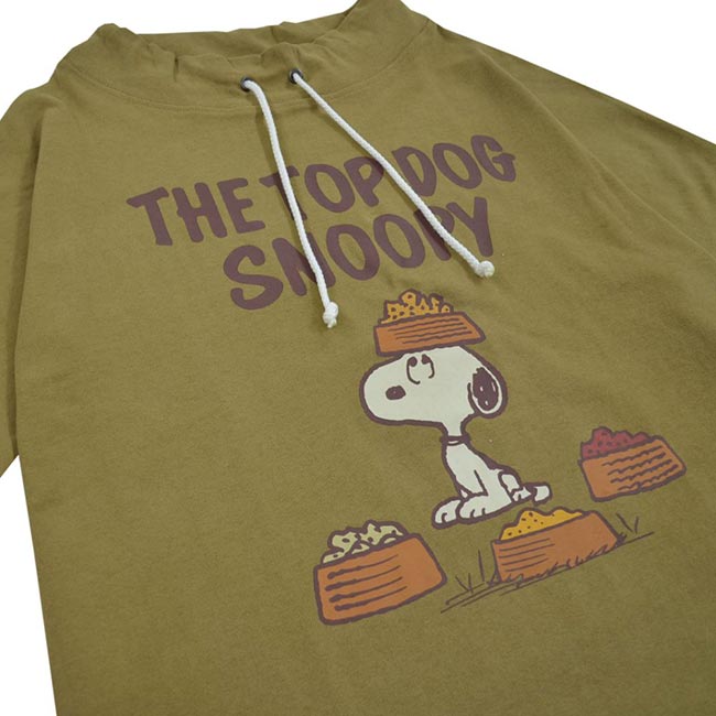 スヌーピー Tシャツ ドルマン PEANUTS スウェット ドルマン レディース スタンド カラー 夏 ピーナッツ 女性用 カジュアル キャラクター グッズ s1112-245sp