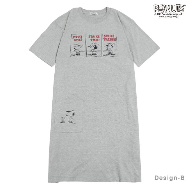 スヌーピー BIG Tシャツ PEANUT ポケット付き プリント ルーシー M L LL s1112-246sp