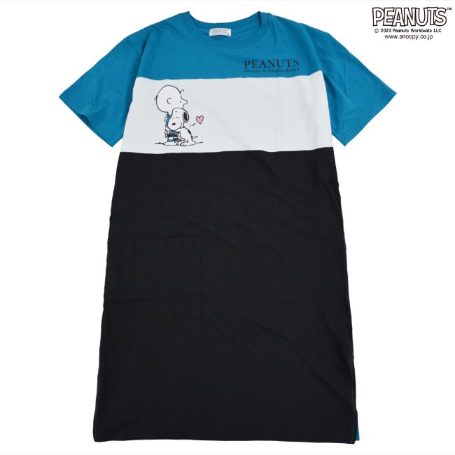スヌーピー BIG Tシャツ PEANUT ポケット付き プリント チャーリーブラウン S M L s1112-247sp