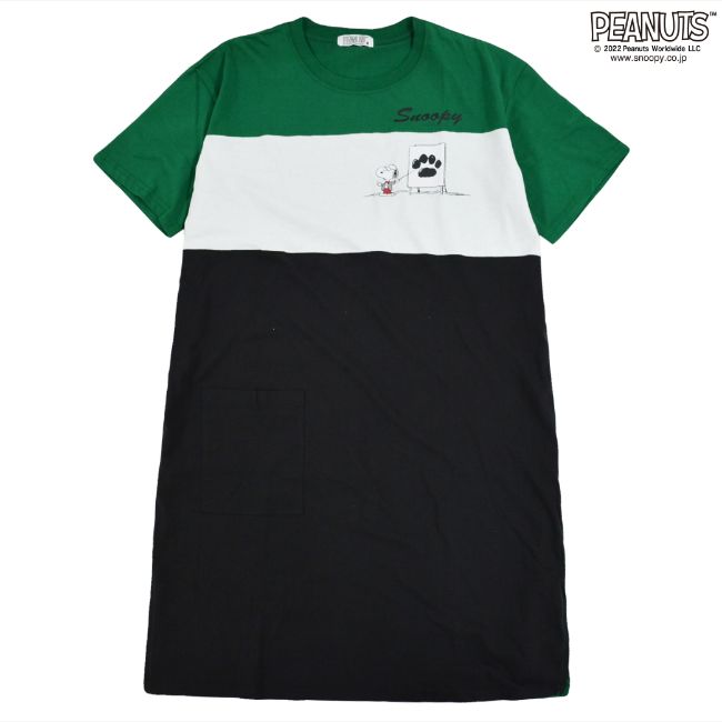 スヌーピー BIG Tシャツ PEANUT ポケット付き プリント チャーリーブラウン S M L s1112-247sp