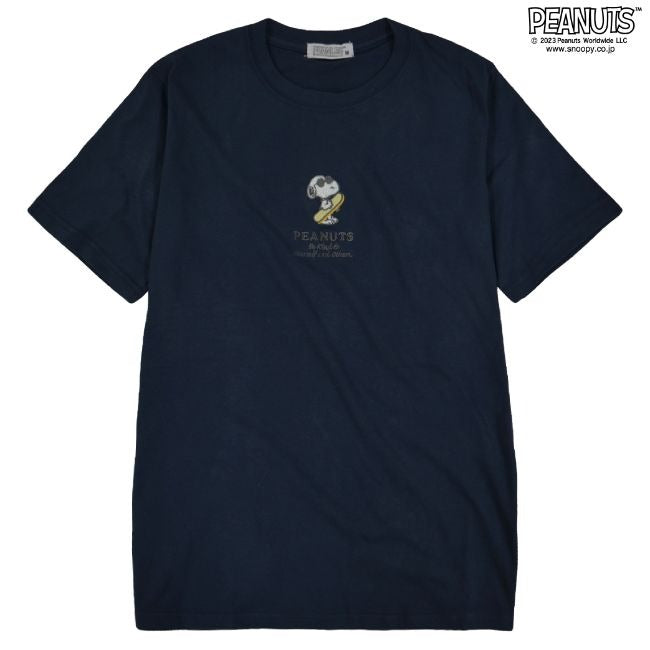 スヌーピー Tシャツ 半袖 ワンポイント 刺繍 SNOOPY PEANUTS s1132-151sp