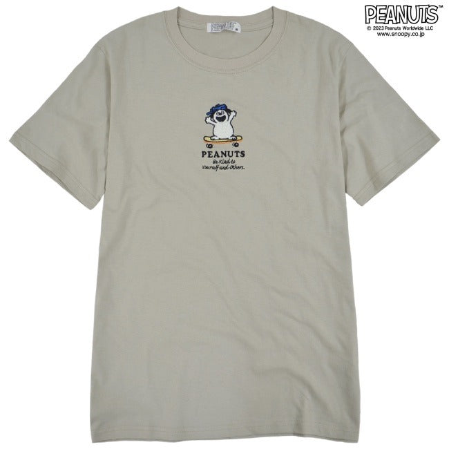 スヌーピー Tシャツ トップス 半袖 オラフ チャーリーブラウン 刺繍 SNOOPY PEANUTS s1132-152sp