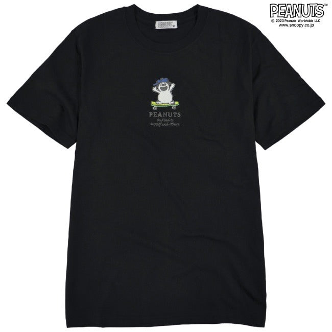 スヌーピー Tシャツ トップス 半袖 オラフ チャーリーブラウン 刺繍 SNOOPY PEANUTS s1132-152sp
