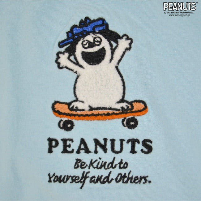 スヌーピー Tシャツ トップス 半袖 オラフ チャーリーブラウン 刺繍 SNOOPY PEANUTS s1132-152sp