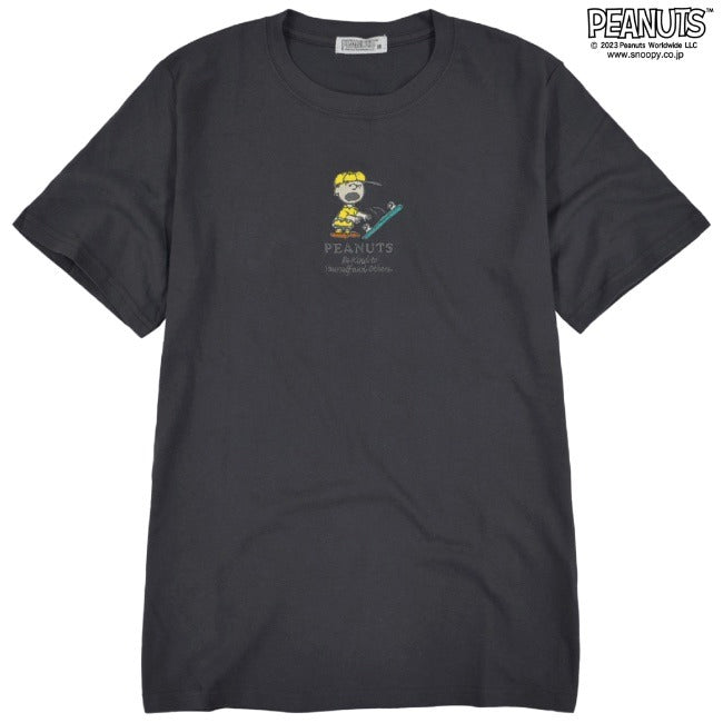 スヌーピー Tシャツ トップス 半袖 オラフ チャーリーブラウン 刺繍 SNOOPY PEANUTS s1132-152sp