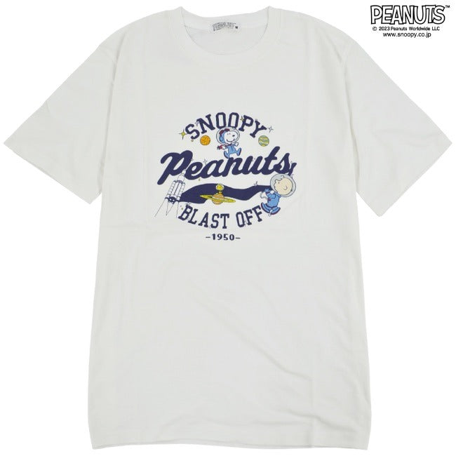 スヌーピー チャーリー・ブラウン Tシャツ 半袖 ロゴ 野球 宇宙 プリント SNOOPY PEANUTS s1132-157sp