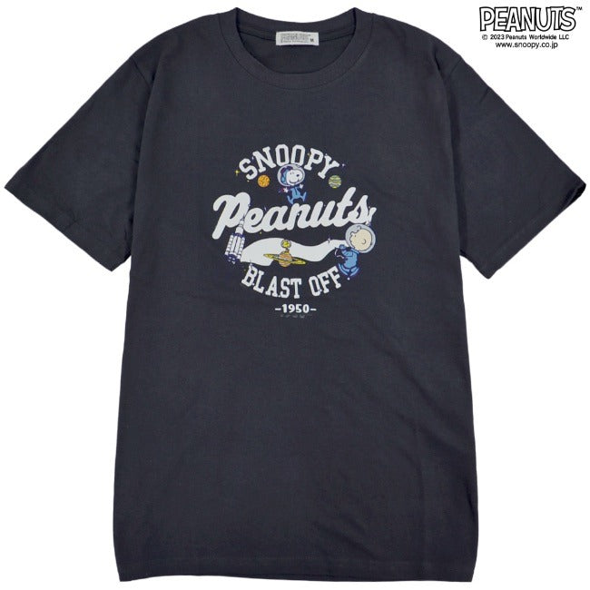 スヌーピー チャーリー・ブラウン Tシャツ 半袖 ロゴ 野球 宇宙 プリント SNOOPY PEANUTS s1132-157sp