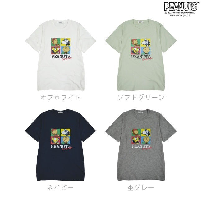 スヌーピー トップス Tシャツ 半袖 プリント チャーリーブラウン カラフル ホラー ハロウィン モンスター SNOOPY PEANUTS s1132-158sp