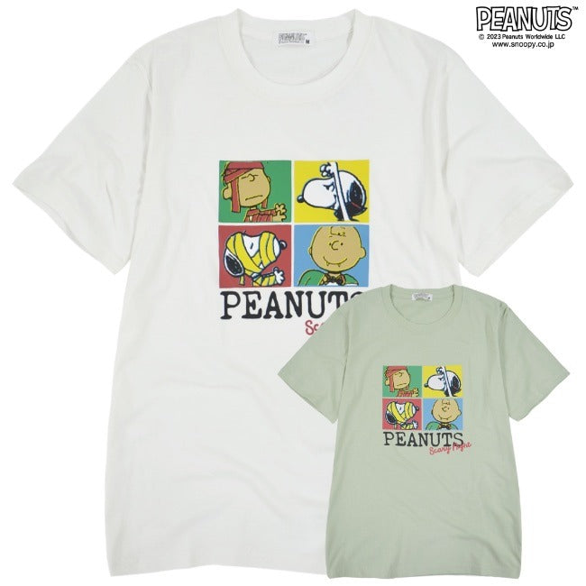 スヌーピー トップス Tシャツ 半袖 プリント チャーリーブラウン カラフル ホラー ハロウィン モンスター SNOOPY PEANUTS s1132-158sp