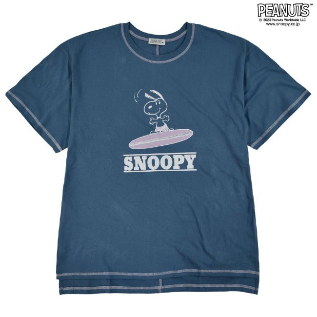 スヌーピー Tシャツ 半袖 サーフ 夏 プリント SNOOPY PEANUTS s1132-160sp