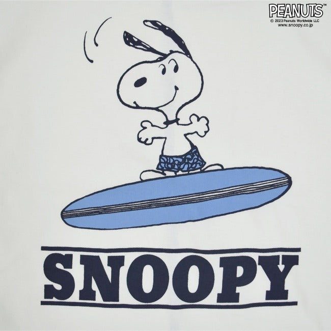 スヌーピー Tシャツ 半袖 サーフ 夏 プリント SNOOPY PEANUTS s1132-160sp